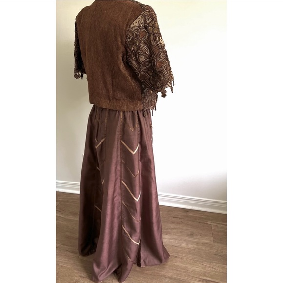 COPY - 🎃Halloween combo: harem princess gown set & golden jewelry - Picture 4 of 16